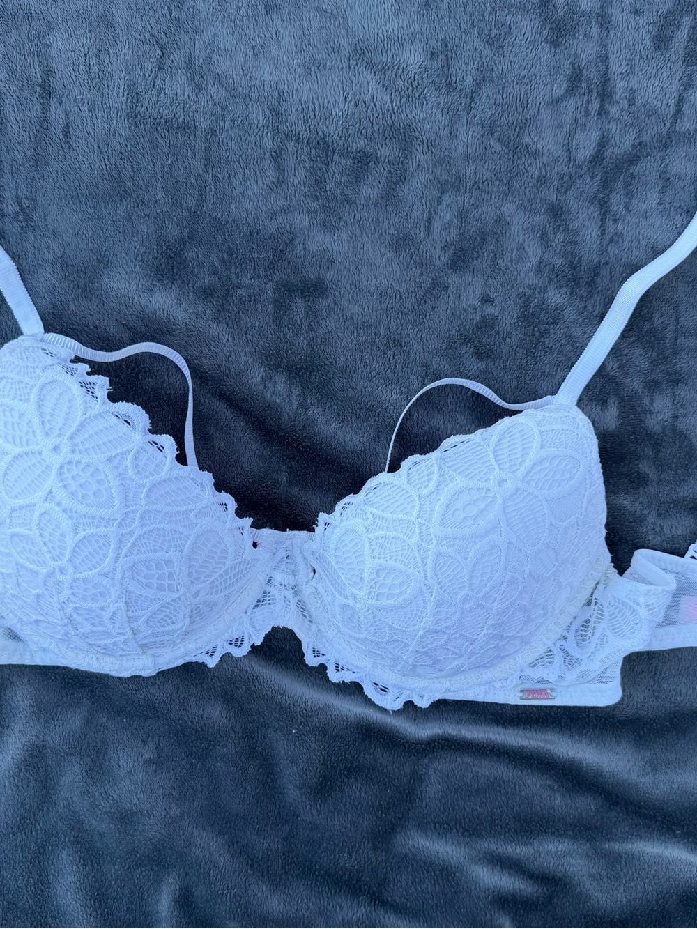 Victoria’s Secret Pink White Lace Push-Up Bra - Women’s Intimates - Picture 5 of 7